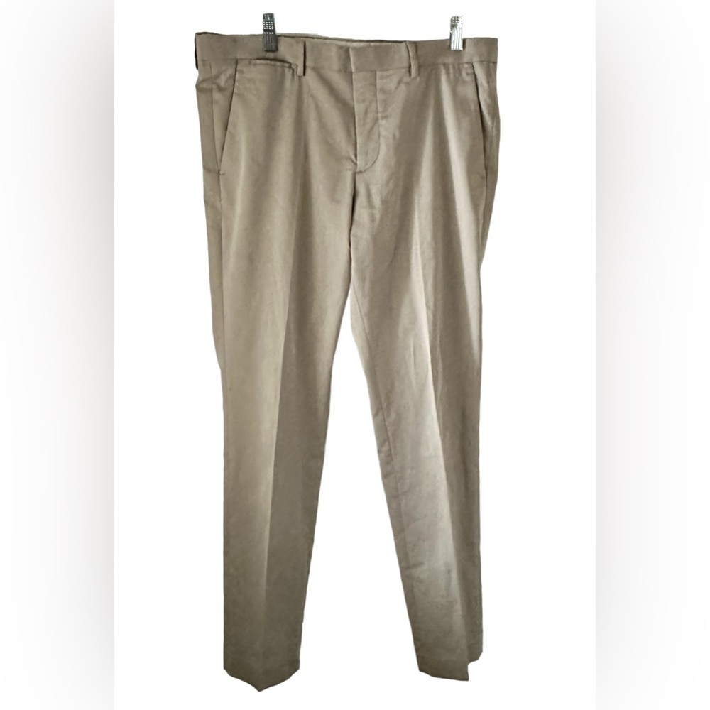 Express Innovator Skinny Fit Tan /Beige Men’s Dress Pants Size  33×32